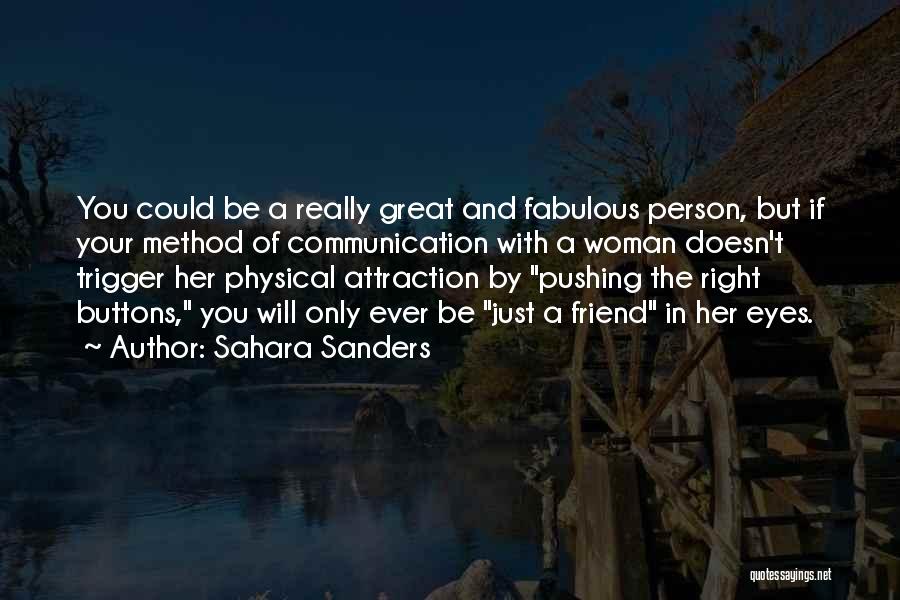 Communication In A Relationship Quotes By Sahara Sanders