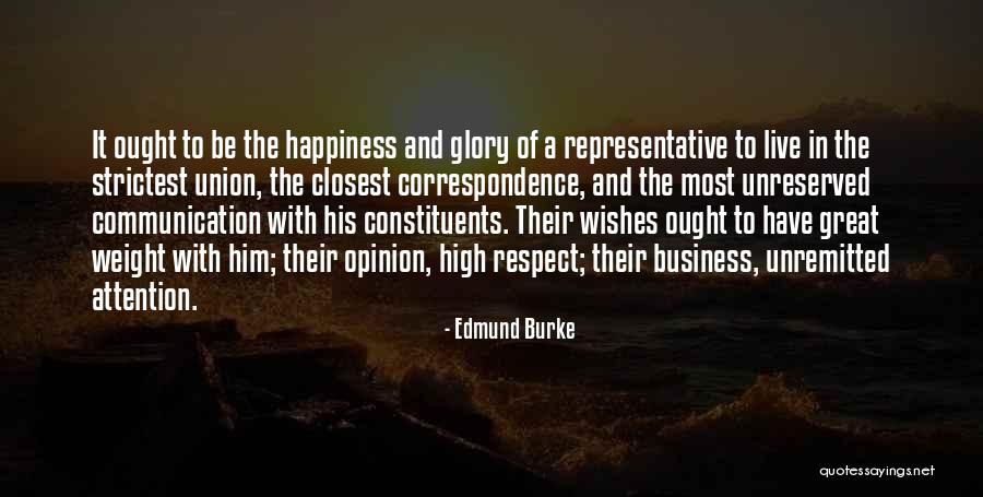 Communication In Business Quotes By Edmund Burke