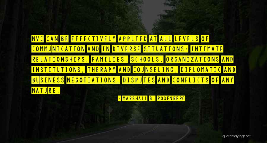 Communication In Business Quotes By Marshall B. Rosenberg