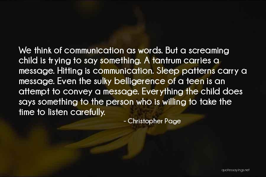 Communication Is Everything Quotes By Christopher Page