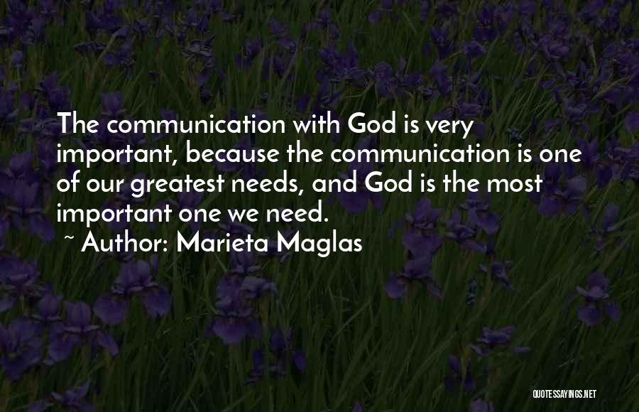 Communication Is Very Important Quotes By Marieta Maglas