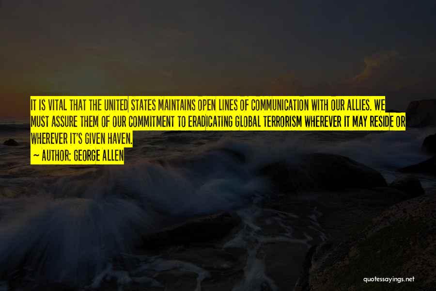 Communication Is Vital Quotes By George Allen