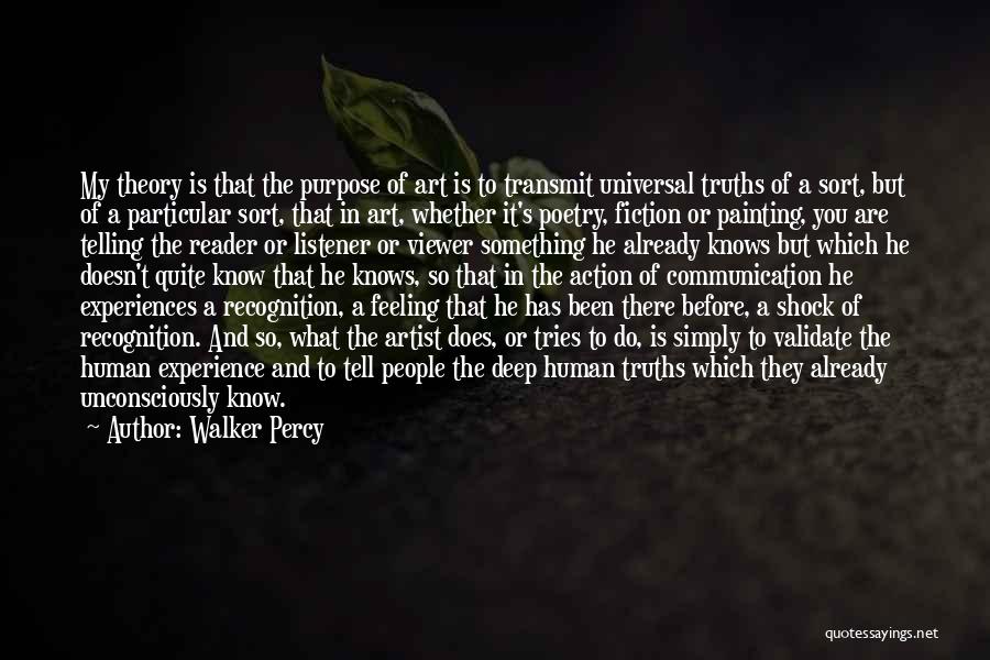 Communication Poetry Quotes By Walker Percy