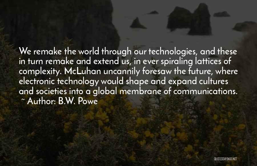 Communication Technology Quotes By B.W. Powe