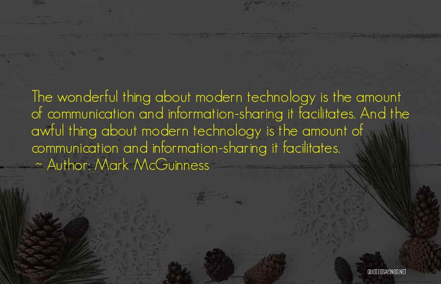 Communication Technology Quotes By Mark McGuinness