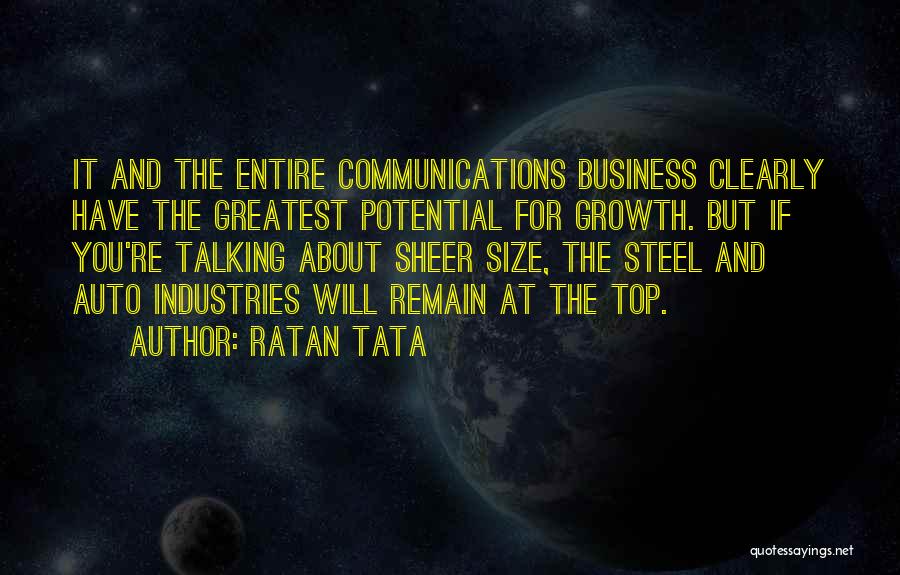 Communications In Business Quotes By Ratan Tata