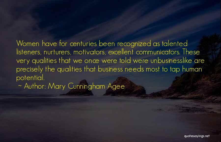 Communicators Quotes By Mary Cunningham Agee