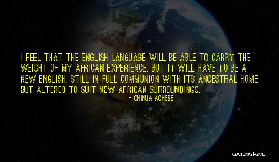 Communion Quotes By Chinua Achebe