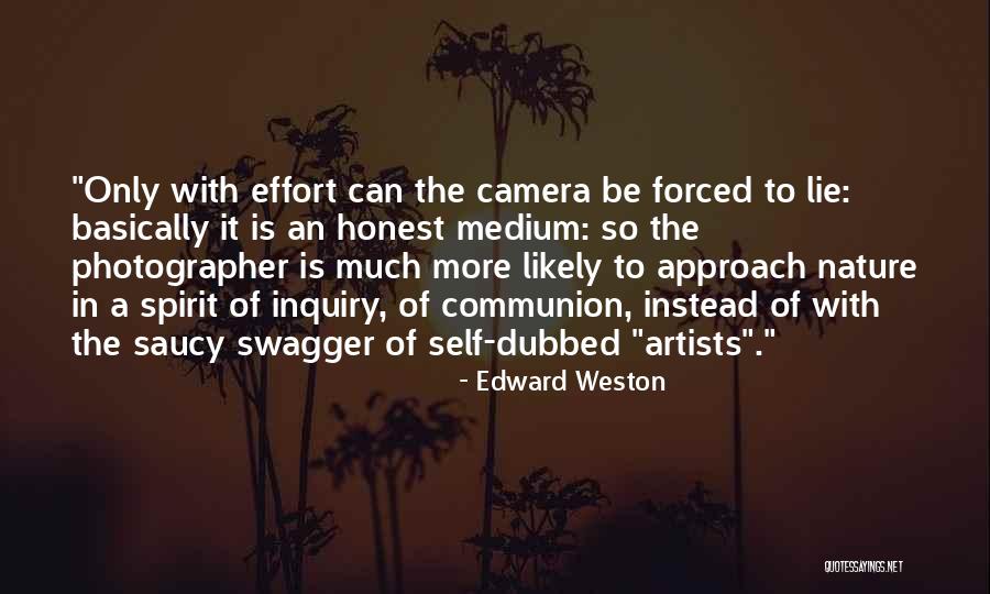 Communion Quotes By Edward Weston