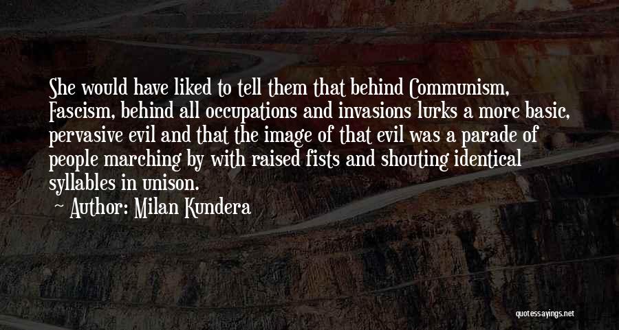 Communism And Fascism Quotes By Milan Kundera