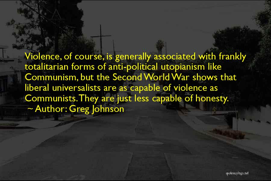 Communism Anti-religion Quotes By Greg Johnson