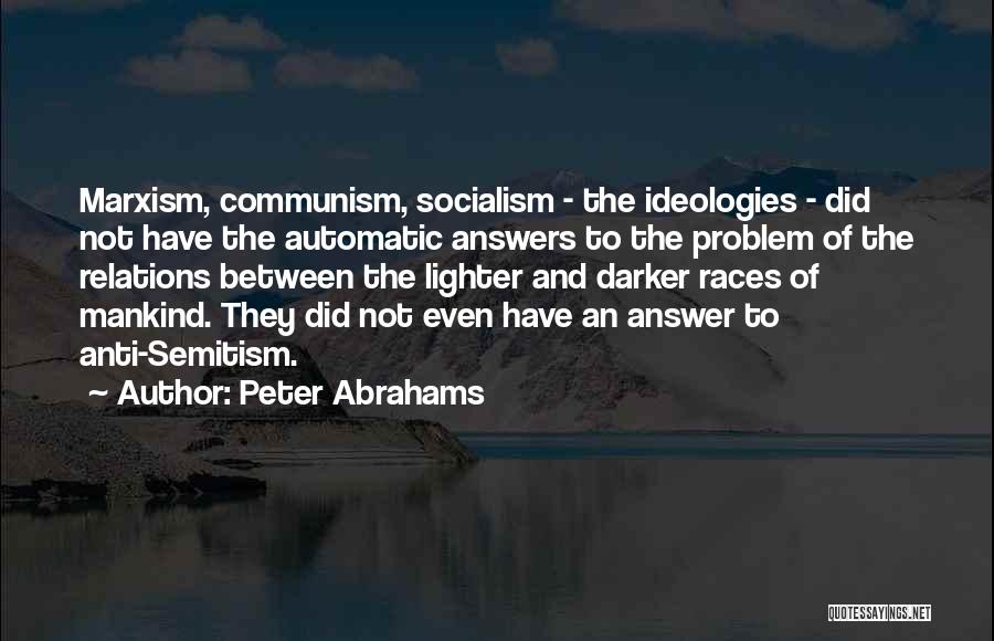 Communism Anti-religion Quotes By Peter Abrahams