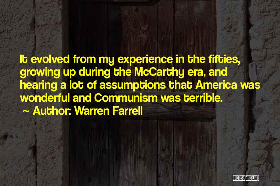 Communism In America Quotes By Warren Farrell