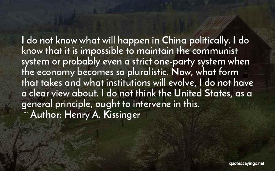 Communist Party Of China Quotes By Henry A. Kissinger
