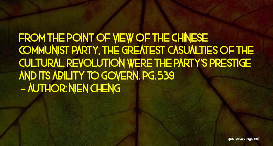 Communist Party Of China Quotes By Nien Cheng
