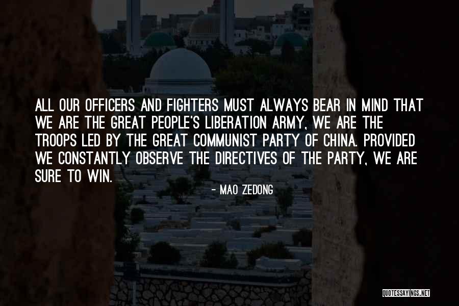 Communist Party Quotes By Mao Zedong