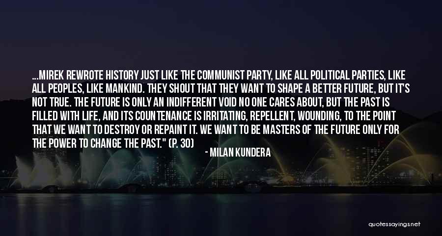 Communist Party Quotes By Milan Kundera