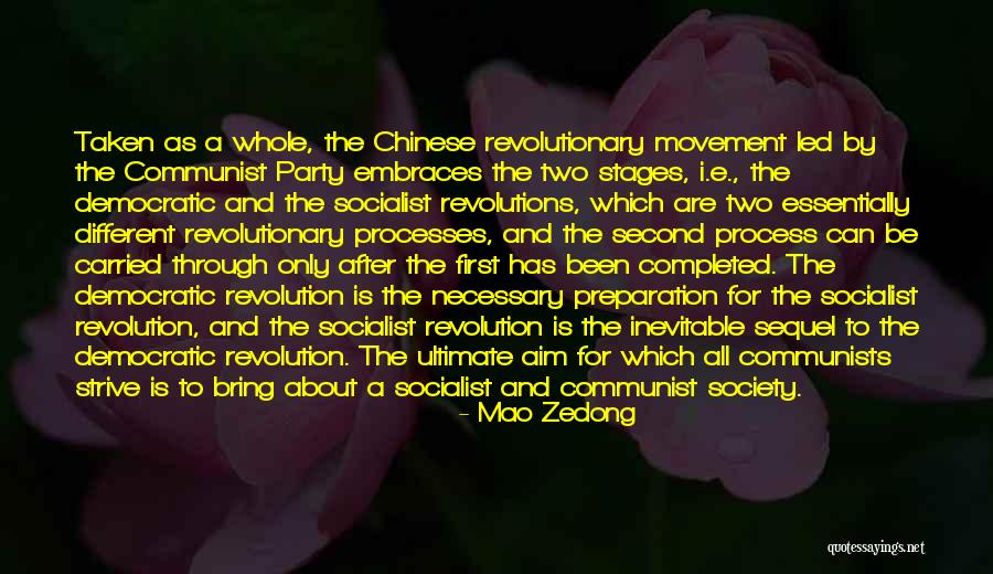 Communist Society Quotes By Mao Zedong Communist Society Quotes By Mao Zedong
