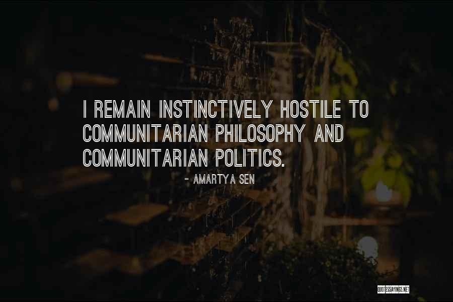 Communitarian Philosophy Quotes By Amartya Sen Communitarian Philosophy Quotes By Amartya Sen