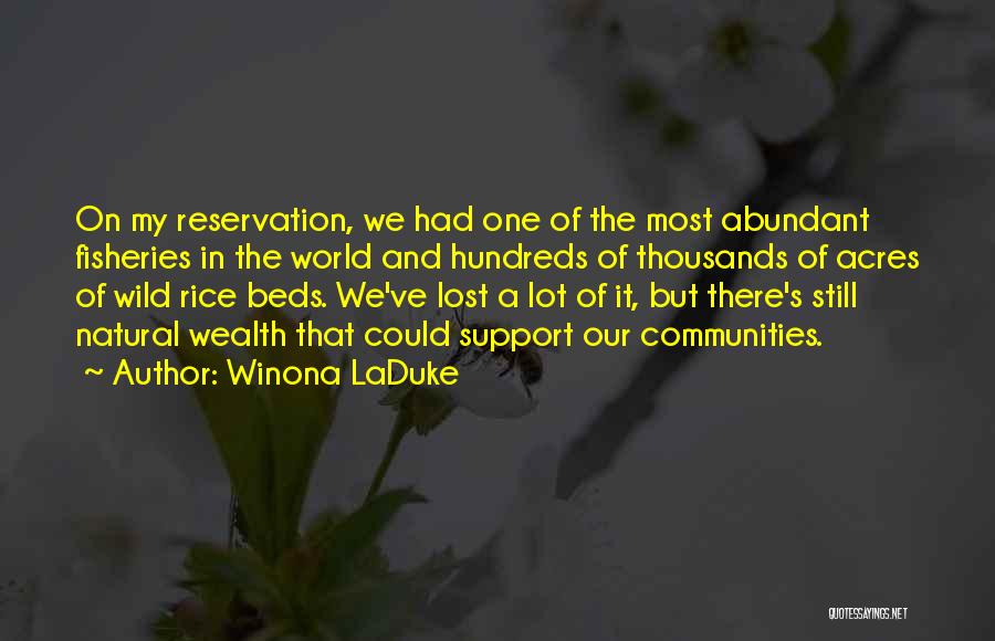 Communities Quotes By Winona LaDuke