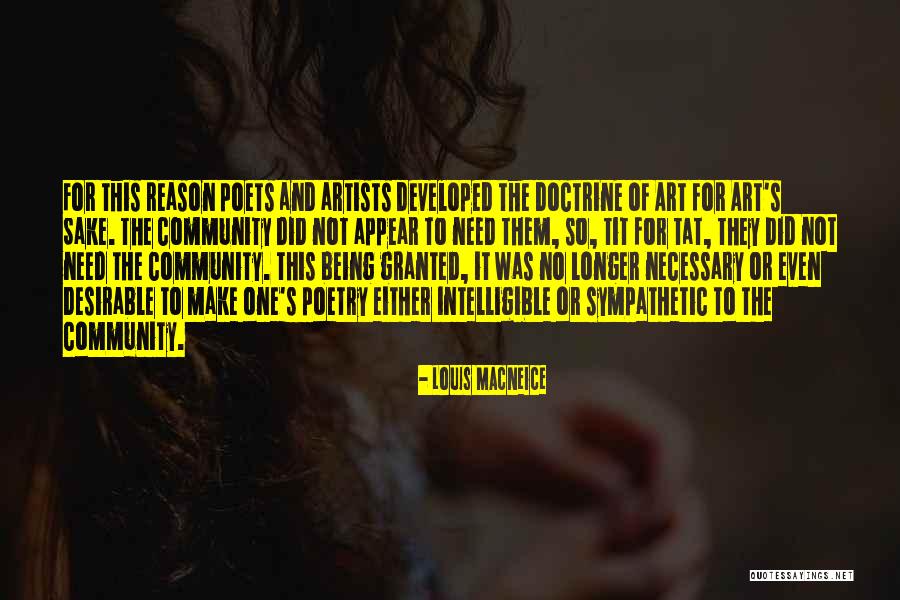 Community And Art Quotes By Louis MacNeice Community And Art Quotes By Louis MacNeice