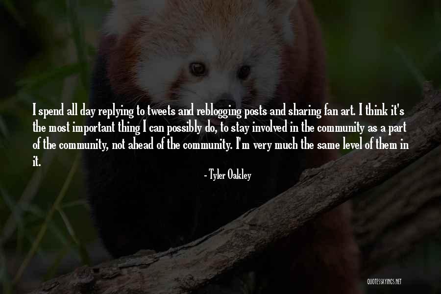 Community And Art Quotes By Tyler Oakley Community And Art Quotes By Tyler Oakley