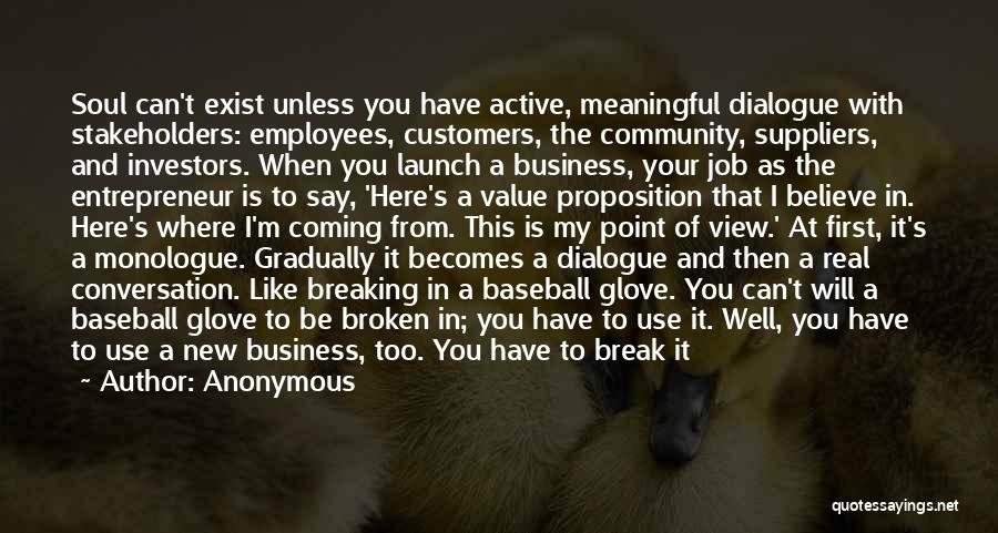 Community And Business Quotes By Anonymous