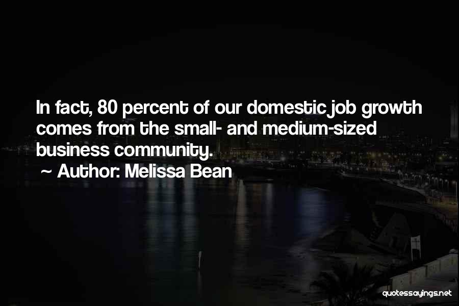 Community And Business Quotes By Melissa Bean