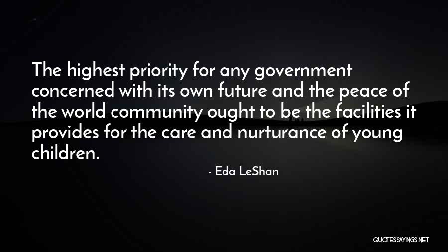Community And Children Quotes By Eda LeShan Community And Children Quotes By Eda LeShan