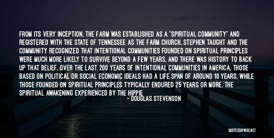 Community And Connection Quotes By Douglas Stevenson Community And Connection Quotes By Douglas Stevenson