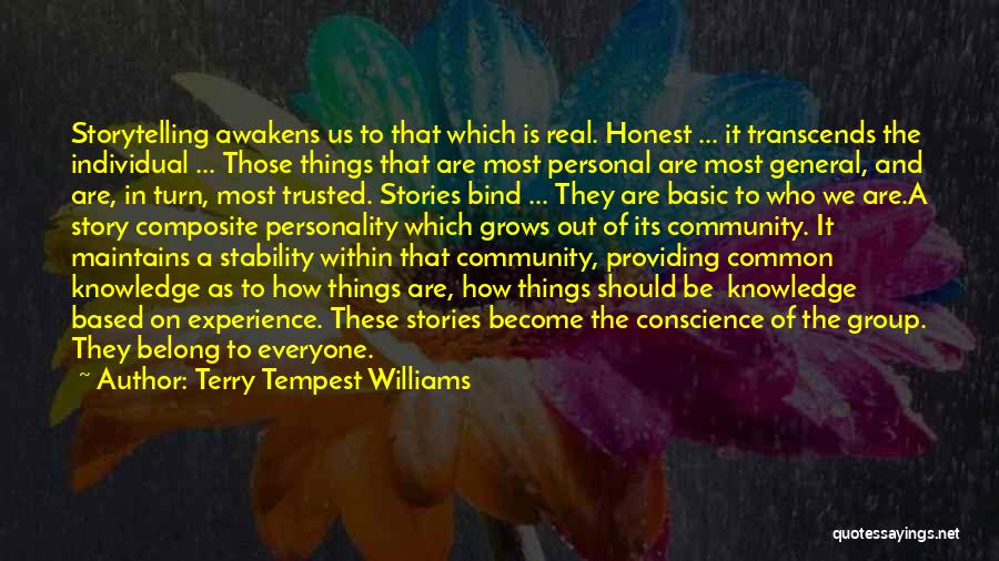 Community And Culture Quotes By Terry Tempest Williams