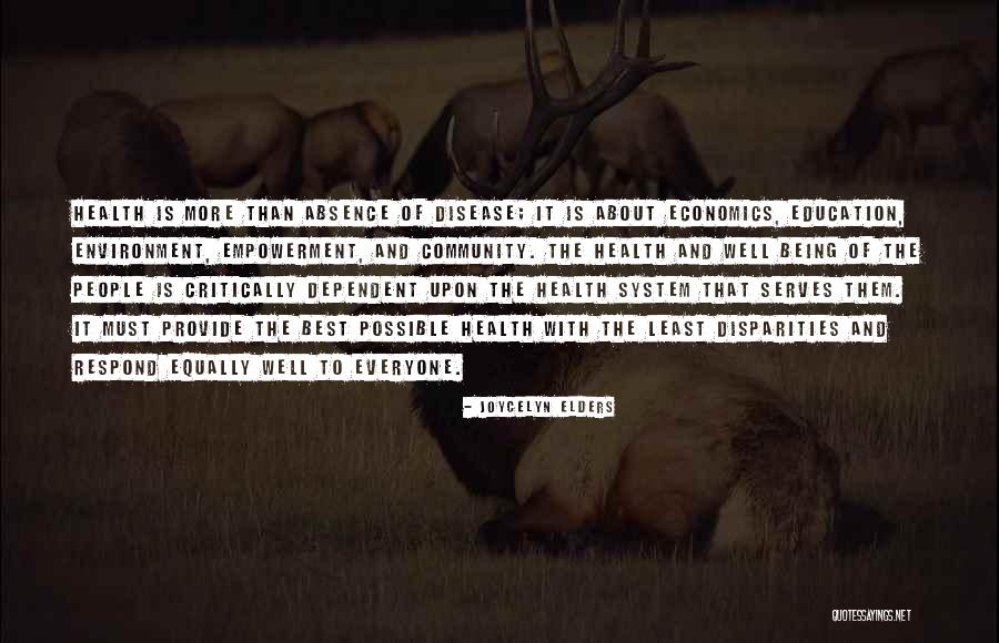 Community And Education Quotes By Joycelyn Elders Community And Education Quotes By Joycelyn Elders