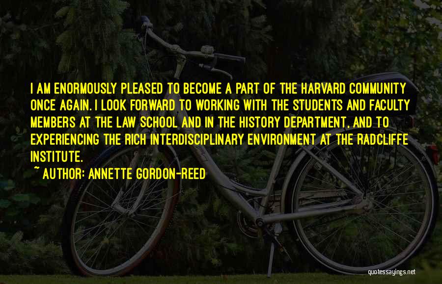 Community And Environment Quotes By Annette Gordon-Reed