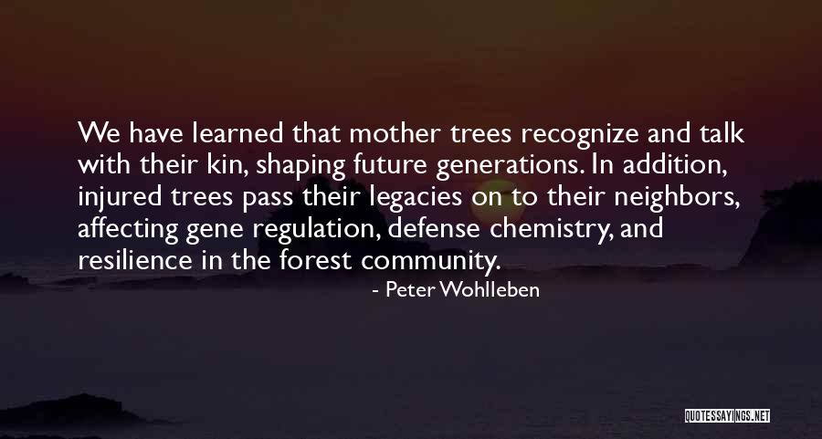 Community And Neighbors Quotes By Peter Wohlleben