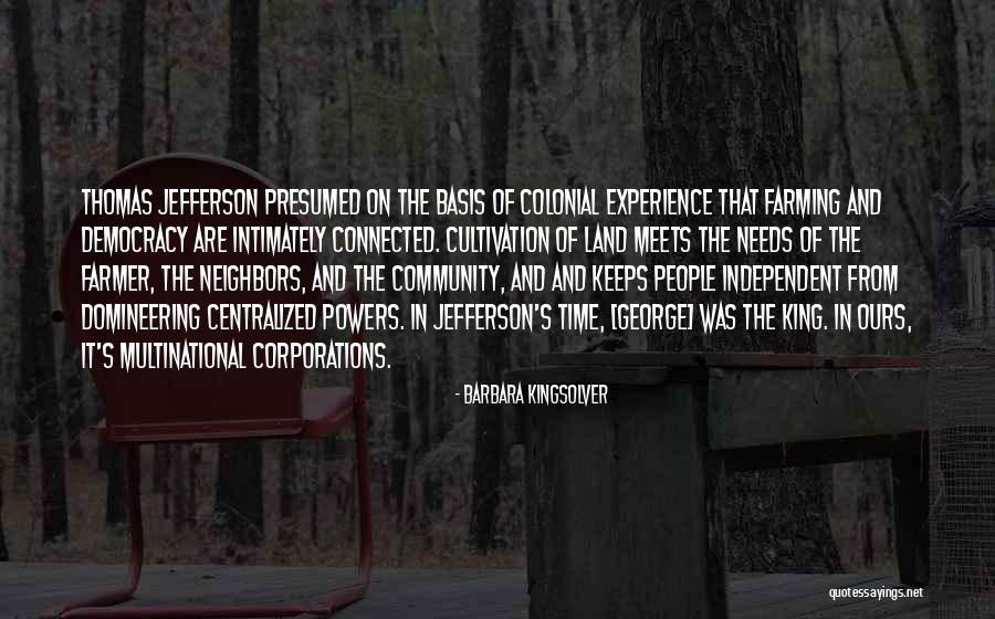 Community And Quotes By Barbara Kingsolver Community And Quotes By Barbara Kingsolver
