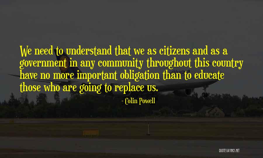 Community And Quotes By Colin Powell