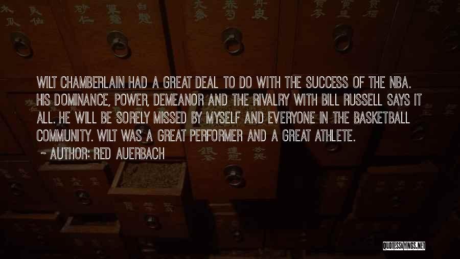 Community And Success Quotes By Red Auerbach