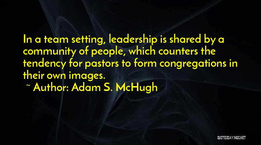 Community And Teamwork Quotes By Adam S. McHugh