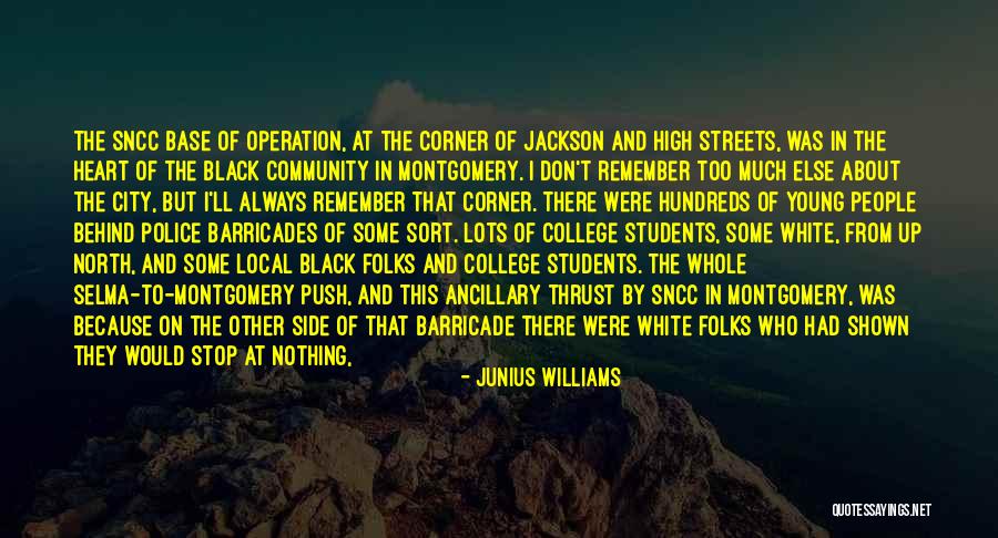 Community College Quotes By Junius Williams Community College Quotes By Junius Williams