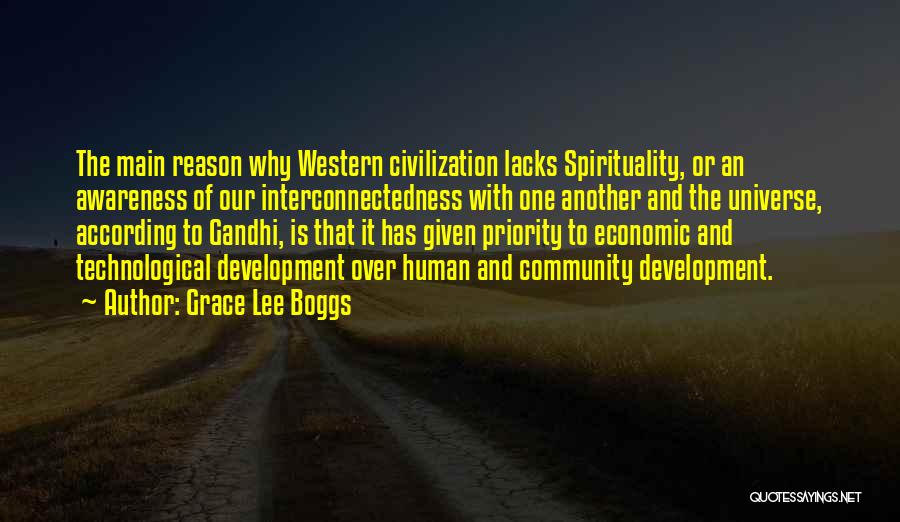 Community Economic Development Quotes By Grace Lee Boggs