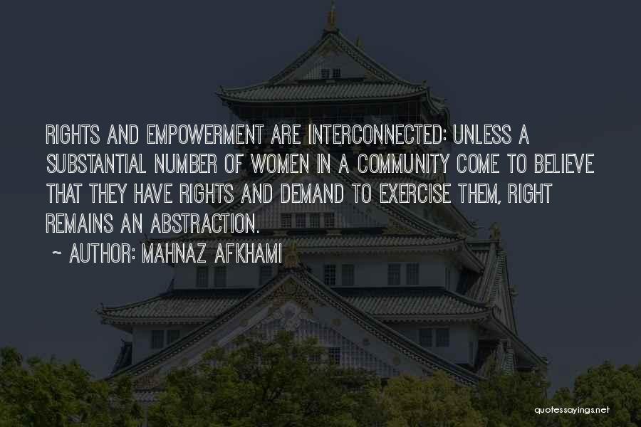 Community Empowerment Quotes By Mahnaz Afkhami