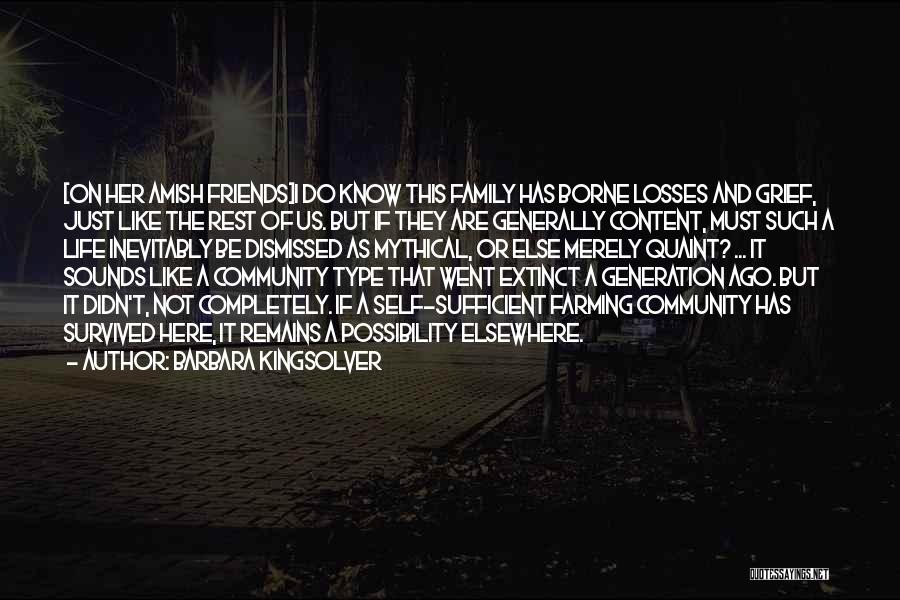 Community Family Quotes By Barbara Kingsolver