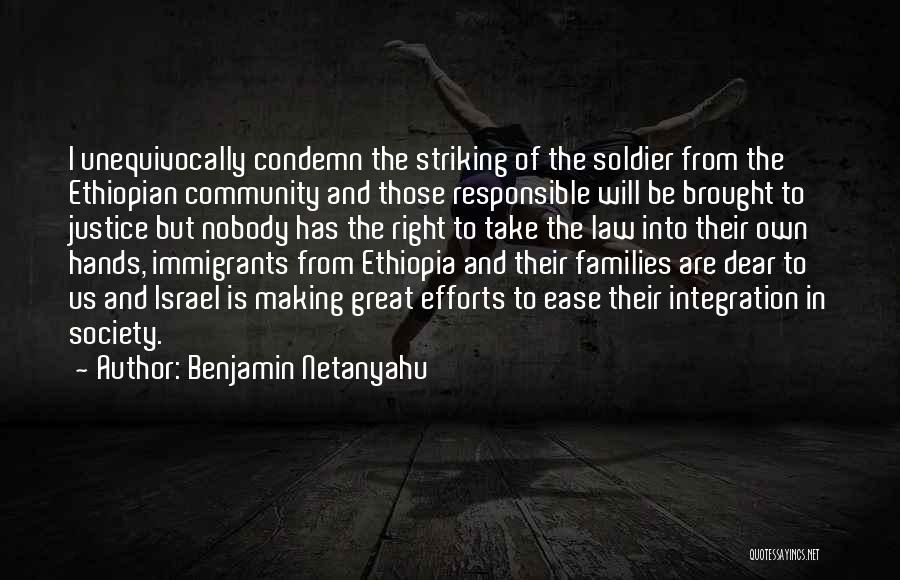 Community Integration Quotes By Benjamin Netanyahu