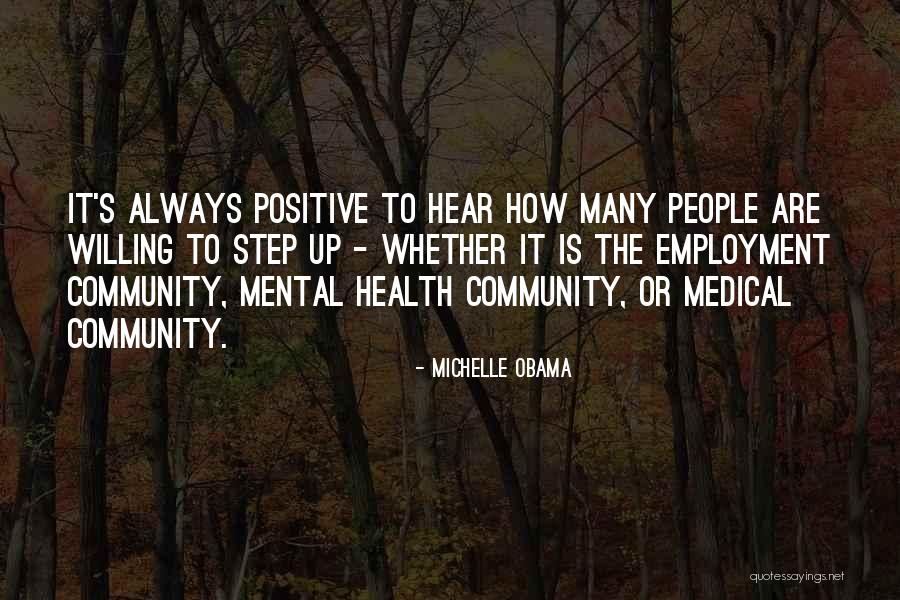Community Mental Health Quotes By Michelle Obama Community Mental Health Quotes By Michelle Obama