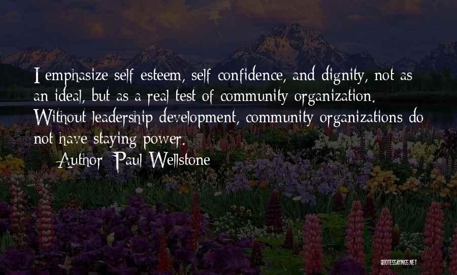 Community Organizations Quotes By Paul Wellstone