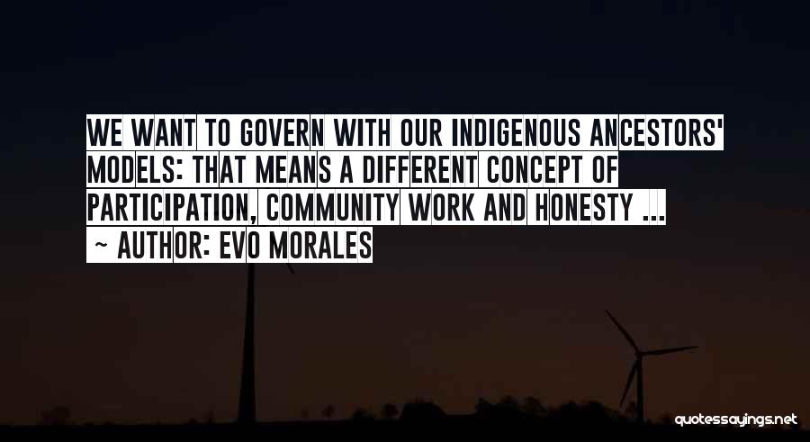 Community Participation Quotes By Evo Morales
