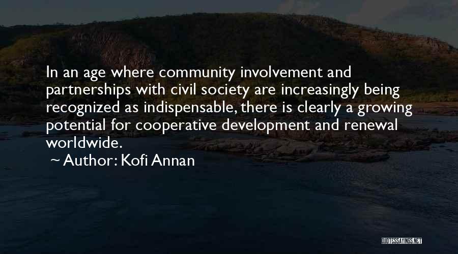 Community Partnerships Quotes By Kofi Annan
