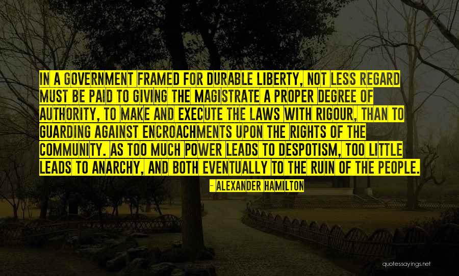 Community Power Quotes By Alexander Hamilton Community Power Quotes By Alexander Hamilton