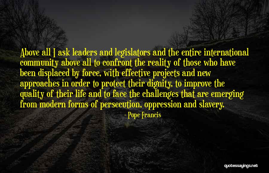 Community Projects Quotes By Pope Francis Community Projects Quotes By Pope Francis