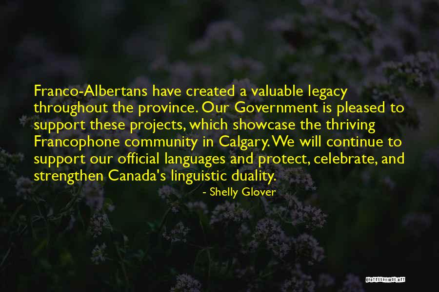 Community Projects Quotes By Shelly Glover Community Projects Quotes By Shelly Glover